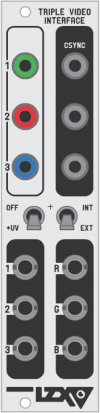 Eurorack Module Triple Video Interface from LZX Industries