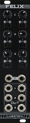 Eurorack Module (Black) Felix from Livestock Electronics