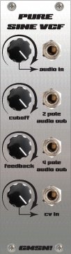 Eurorack Module Pure Sine VCF from GMSN!