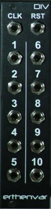 Eurorack Module DIV one ten from Erthenvar