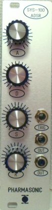 Eurorack Module SYS-100 ADSR from Pharmasonic