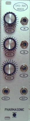 Eurorack Module SYS-100 Mixer from Pharmasonic