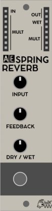 AE Modular Module SPRINGREVERB from Tangible Waves