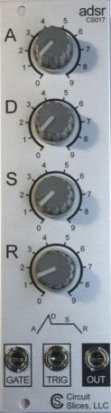 Eurorack Module ADSR from Circuit Slices