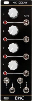 Eurorack Module 4x Decay (0sckillosaurus Panel) from Barton Musical Circuits