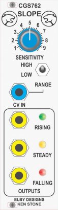 Eurorack Module CGS762 - Slope Detector from Elby Designs