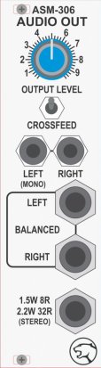 Eurorack Module ASM306 - Audio Out from Elby Designs