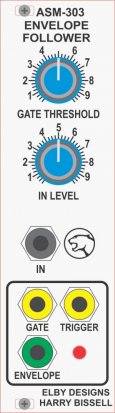Eurorack Module ASM303 - Envelope Follower from Elby Designs