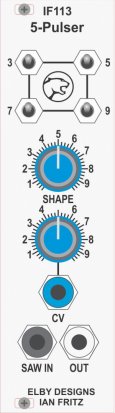 Eurorack Module IF113 - 5-Pulser from Elby Designs