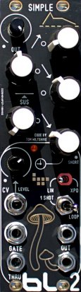 Eurorack Module BLM Looping Simple ADSR v2.1 from Blue Lantern Modules