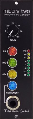 500 Series Module Micpre Two from Total Audio Control