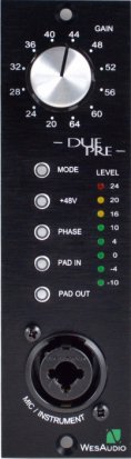 500 Series Module Due-Pre from WES Audio