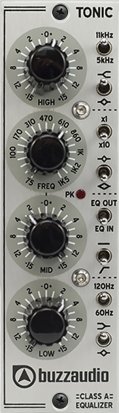 500 Series Module Tonic EQ from Buzz Audio