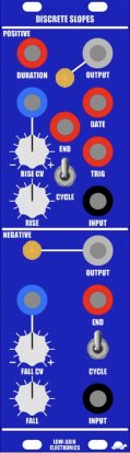 Serge Module Discrete Slopes from Low-Gain Electronics