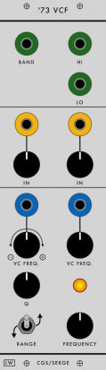 Serge Module CGS / Serge '73 Filter from Loudest Warning
