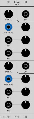 Serge Module Dual VCA from Loudest Warning