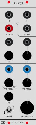 Serge Module CGS / Serge '73 Filter (panel #3) from Loudest Warning