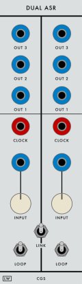 Serge Module DUAL ASR from Loudest Warning