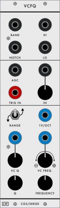 Serge Module Variable Q VCF (VCFQ) from Loudest Warning