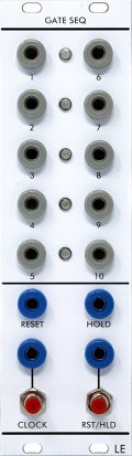 Serge Module Gate Sequencer from Low-Gain Electronics