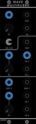 Serge Module 4U033 - Wave Multipliers from 4UShop