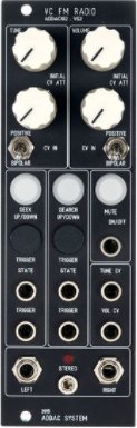 Eurorack Module ADDAC102 VC FM Radio from ADDAC System