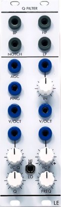 Serge Module Q Filter from Low-Gain Electronics