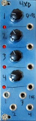 Eurorack Module 4xDecay from Barton Musical Circuits