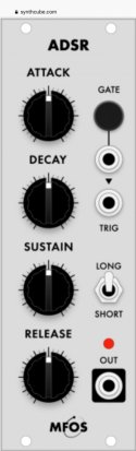 Eurorack Module Mfos euro adsr from MFOS