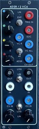 Serge Module ADSR2VCA from Mangoest