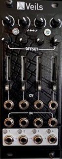 Eurorack Module Veils (2020) Magpie Black Panel from Mutable instruments