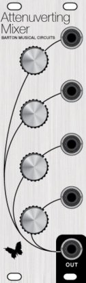 Eurorack Module BMC049 - Barton Attenuverting Mixer from Barton Musical Circuits