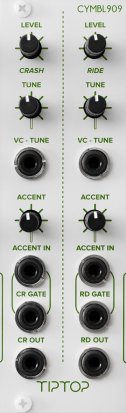 Eurorack Module CYMBL909 (WHITE) from Tiptop Audio