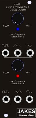 Eurorack Module JCS Dual Low Frequency Oscillator from Jake's Custom Shop