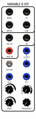 Serge Module VCFQ/VCFX from Prism Circuits