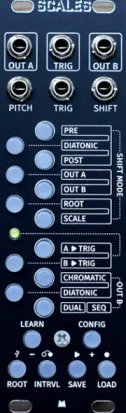 Eurorack Module Scales - Black Panel from Mörk Modules