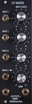 Eurorack Module AM981 CV Mixer from AMSynths