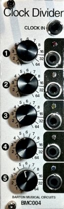 Eurorack Module BMC004 Clock Divider Jr. from Barton Musical Circuits