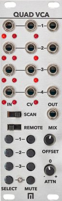 Eurorack Module Quad VCA from Malekko Heavy Industry