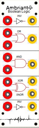 Eurorack Module Boolean Logic from CGS