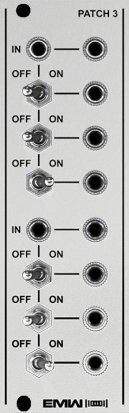 Eurorack Module Patch 3 (Aluminium) from EMW