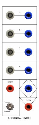 Serge Module Sequential Switch from Prism Circuits