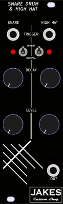 Eurorack Module JCS Snare Drum and High Hat from Jake's Custom Shop
