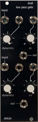 Eurorack Module Dual Low Pass Gate from shkrjn