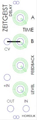 Eurorack Module Zeitgeist Delay (Rob Hordijk) from Other/unknown