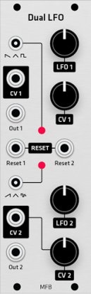 Eurorack Module MFB Dual LFO (Grayscale panel) [DUPLICATE] from Grayscale