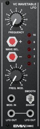 Eurorack Module Wavetable LFO from EMW