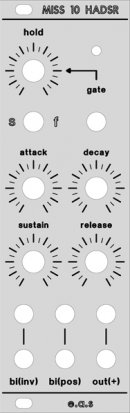 Eurorack Module Miss 10 Hadsr from EAS