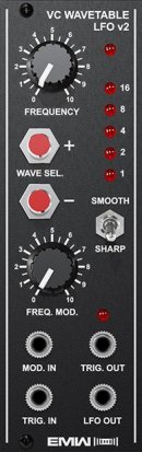 Eurorack Module VC Wavetable LFO from EMW