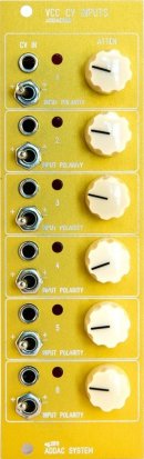 Eurorack Module ADDAC002 VCC CV Inputs from ADDAC System